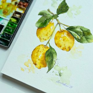 Citrony ráda maluji, tyto jsou malované v září. Tak si je sem odložím. #petrahorcickova #citrony #maluji...