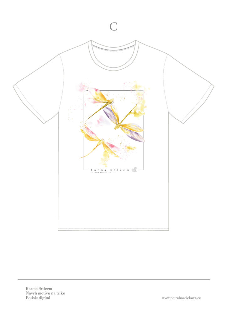 Projekt Karma Yoga nadační tričko