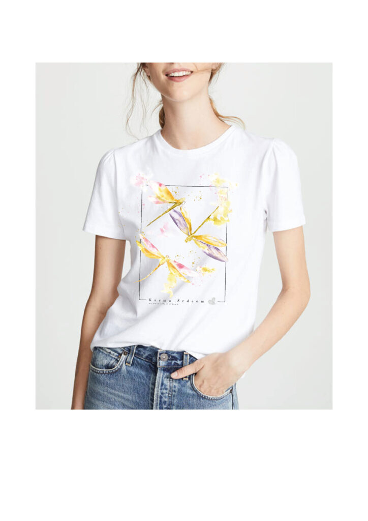 Karma promo tričko podpora rakoviny prsu